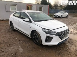 Location: Peterborough - 2018 HYUNDAI IONIQ PREMIUM HEV S-A 5 Door Hatchback REG: BT68XSB, Keys: No, MOT Expiry date:23/01/2025,1580 Hybrid Electric,6 Speed S-Auto Petrol/Electric,Former Keepers: 3