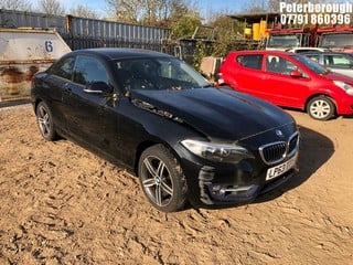 Location: Peterborough - 2016 BMW 218I SPORT AUTO Coupe REG: LP63TTY, Keys: No, MOT Expiry date: 01/05/2024, 1499 Petrol, 8 Speed Auto Petrol, Former Keepers: 2