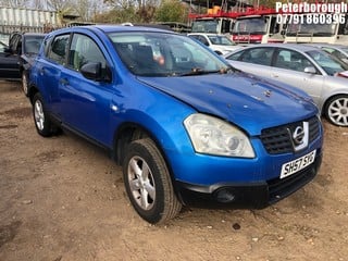 Location: Peterborough - 2007 NISSAN QASHQAI VISIA 2WD 5 Door Hatchback REG: SH57SYG, Keys: No, MOT Expiry date: 17/04/2024, 1598 Petrol, 5 Speed Manual Petrol, Former Keepers: 12