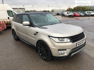 Location: BRENTWOOD - 2014 LAND ROVER RANGE ROVER SPORT HSE SDV Estate REG: WG64NYT, 2993 Diesel, 8 Speed Auto Diesel, Former Keepers: 2, Keys: No, MOT: Expiry date09/05/2025