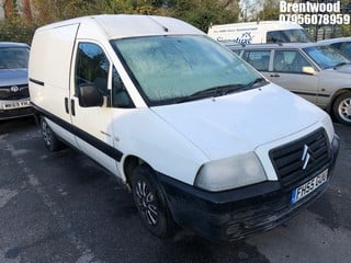 Location: Brentwood - 2006 CITROEN DISPATCH 815 D Panel Van REG: FH55GUU, Keys: No, MOT Expiry date: 16/09/2025, 1868 Diesel, 5 Speed Manual Diesel, Former Keepers: 5