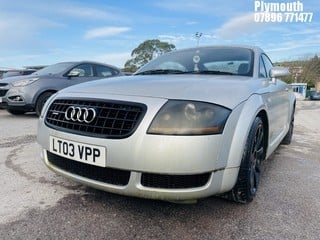 Location: Plymouth - 2003 AUDI TT QUATTRO (180 BHP) Coupe REG: LT03VPP, Keys: No, MOT Expiry date: 01/08/2023, 1781 Petrol, 6 Speed Manual Petrol, Former Keepers: 8