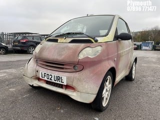 Location: Plymouth - 2002 SMART CITY PASSION 50 AUTO Convertible REG: LF02URL, Keys: No, MOT Expiry date: 30/07/2019, 599 Petrol, 6 Speed Auto Petrol, Former Keepers: 4