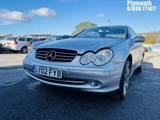 Location: Plymouth - 2002 MERCEDES CLK 500 AVANTGARDE AUTO Coupe REG: LY02FYB, Keys: No, MOT Expiry date: 05/04/2024, 4966 Petrol, 5 Speed Auto Petrol, Former Keepers: 5