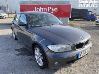 Location: South Wales - 2006 BMW 118D SE 5 Door Hatchback REG: WU56MXF, Keys: No, MOT Expiry date: 23/04/2025, 1995 Diesel, 6 Speed Manual Diesel, Former Keepers: 10