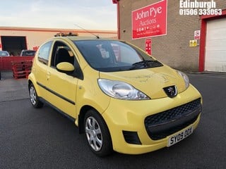 Location: Edinburgh - 2009 PEUGEOT 107 URBAN S-A 5 DOOR HATCHBACK REG: SY09OOX, 998cc PETROL, 5 SPEED SEMI AUTO PETROL, Former Keepers: 2, Keys: Yes, MOT Expiry date: 28/11/2024