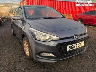 Location: Edinburgh - 2017 HYUNDAI  I20 SE MPI 5 Door Hatchback  REG: SG67SXL, 1248cc Petrol , 5 Speed Manual Petrol, Former Keepers: 0, Keys: Yes, MOT Expiry date: 29/08/2025