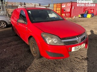 Location: Edinburgh - 2011 VAUXHALL ASTRA CLUB CDTI Car Derived Van REG: SG11FLX, Keys: No, MOT Expiry date: 09/02/2024, 1686 Diesel, 6 Speed Manual Diesel, Former Keepers: 4