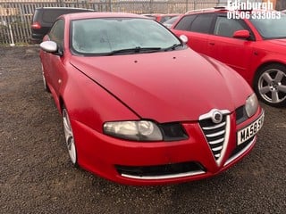 Location: Edinburgh - 2008 ALFA ROMEO GT CLOVERLEAF JTDM Coupe REG: MA58SVL, Keys: No, MOT Expiry date: 31/08/2023, 1910 Diesel, 6 Speed Manual Diesel, Former Keepers: 8