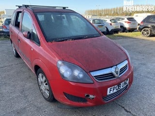 Location: Hull - 2009 VAUXHALL ZAFIRA LIFE CDTI MPV REG: FP09UMZ, Keys: No, MOT Expiry date: 10/08/2024, 1910 Diesel, 6 Speed Manual Diesel, Former Keepers: 4