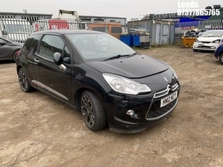 Location: Leeds - 2012 CITROEN DS3 AIRDREAM DSPORT E-HDI 3 Door Hatchback REG: HN12NCY, Keys: No, MOT Expiry date: 9-8-2019, 1560 Diesel, 6 Speed Manual Diesel, Former Keepers: 2