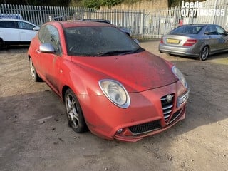 Location: Leeds - 2009 ALFA ROMEO MITO LUSSO JTDM 120 3 Door Hatchback REG: LC58XHR, Keys: No, MOT Expiry date: 16-09-2024, 1598 Diesel, 6 Speed Manual Diesel, Former Keepers: 4