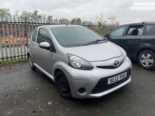 Location: Manchester - 2012  TOYOTA  AYGO VVT-I ICE 	 3 Door Hatchback 	 REG: SL12TUU, 998cc Petrol , 5 Speed Manual Petrol 	, Former Keepers: 9, Keys: No, MOT Expiry date: 24/07/2025