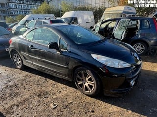 Location: North Woolwich - 2008 PEUGEOT 207 SPORT CC Convertible REG: LX08SYE, Keys: No, MOT Expiry date: 16/06/2025, 1598 Petrol, 5 Speed Manual Petrol, Former Keepers: 13