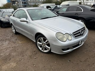 Location: North Woolwich - 2007 MERCEDES CLK220 CDI AVANTGARDE A Coupe REG: BF57VYE, Keys: No, MOT Expiry date: 01/03/2024, 2148 Diesel, 6 Speed Auto Diesel, Former Keepers: 5