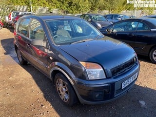 Location: North Woolwich - 2007 FORD FUSION ZETEC CLIMATE S-A 5 Door Hatchback REG: SH57VHR, Keys: No, MOT Expiry date: 21/02/2025, 1388 Petrol, 5 Speed Semi Auto Petrol, Former Keepers: 6