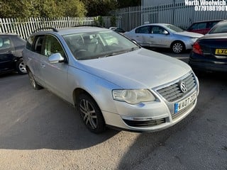 Location: North Woolwich - 2007 VOLKSWAGEN PASSAT SE TDI Estate REG: VA07ZDT, Keys: No, MOT Expiry date: 27/08/2025, 1896 Diesel, 5 Speed Manual Diesel, Former Keepers: 5