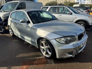 Location: North Woolwich - 2007 BMW 120I SE AUTO 3 Door Hatchback REG: YL07XXJ, Keys: No, MOT Expiry date: 31/08/2024, 1995 Petrol, 6 Speed Auto Petrol, Former Keepers: 12