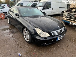 Location: North Woolwich - 2005 MERCEDES CLS 500 AUTO Coupe REG: B18ABL, Keys: No, MOT Expiry date: 25/08/2023, 4966 Petrol, 7 Speed Auto Petrol, Former Keepers: 5