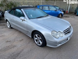 Location: North Woolwich - 2004 MERCEDES CLK 240 AVANTGARDE AUTO Convertible REG: P5UHV, Keys: No, MOT Expiry date: 16/02/2025, 2597 Petrol, 5 Speed Auto Petrol, Former Keepers: 4