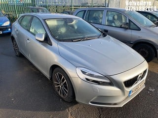 Location: BELVEDERE - 2016 VOLVO V40 MOMENTUM D3 AUTO 	 5 DOOR HATCHBACK REG: KU66VVF, 1969cc DIESEL, 6 SPEED AUTO DIESEL, Former Keepers: 3, Keys: No, MOT: Expiry date18.01.2025