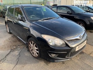 Location: BELVEDERE - 2011 HYUNDAI I30 EDITION 5 Door Hatchback REG: RE11UYV, 1591 Petrol, 5 Speed Manual Petrol, Former Keepers: 4, Keys: No, MOT: Expiry date31/10/2024