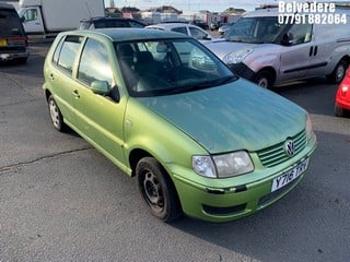 Location: BELVEDERE - 2001 VOLKSWAGEN POLO MATCH AUTO 5 DOOR HATCHBACK REG: Y716TRV, 1390cc PETROL, 5 SPEED AUTO PETROL, Former Keepers: 2, Keys: No, MOT: Expiry date21/04/2025