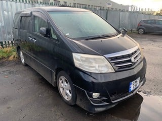 Location: Belvedere - 2008 TOYOTA ALPHARD AS PLATANIUM AUTO MPV REG: LW57CVV, Keys: No, MOT Expiry date: 29.05.2025, 2364 Petrol, AUTOMATIC, Former Keepers: 2