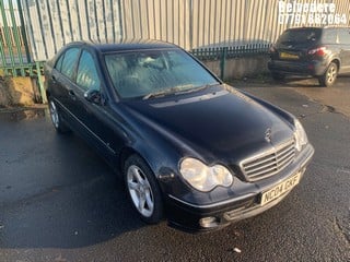 Location: Belvedere - 2004 MERCEDES C180 KOMP. AVANTGARDE SE 4 Door Saloon REG: NC04GKF, Keys: No, MOT Expiry date: 10/09/2024, 1796 Petrol, 5 Speed Auto Petrol, Former Keepers: 6