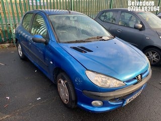 Location: Belvedere - 2003 PEUGEOT 206 ENTICE 5 Door Hatchback REG: LM53SFF, Keys: No, MOT Expiry date: 25/05/2025, 1360 Petrol, 5 Speed Manual Petrol, Former Keepers: 7