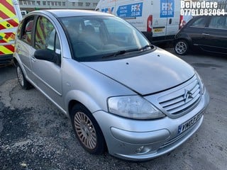 Location: Belvedere - 2003 CITROEN C3 EXCLUSIVE 5 Door Hatchback REG: VN03OTY, Keys: No, MOT Expiry date: 21.08.2024, 1587 Petrol, 5 Speed Manual Petrol, Former Keepers: 8