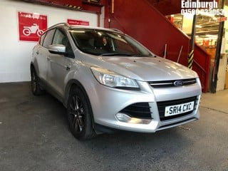 Location: Edinburgh - 2014 FORD  KUGA TITANIUM 4X4 TDCI 	 5 Door Hatchback 	 REG: SR14CXC, 1997cc Diesel , 6 Speed Manual Diesel 	, Former Keepers: 2, Keys: Yes, MOT Expiry date: 17/01/2025