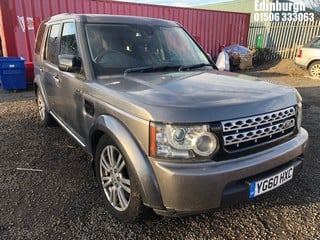 Location: Edinburgh - 2010 LAND ROVER DISCOVERY GS SDV6 AUTO Estate REG: YG60HXC, Keys: No, MOT Expiry date: 11/07/2024, 2993 Diesel, 6 Speed Auto Diesel, Former Keepers: 5