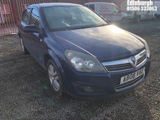 Location: Edinburgh - 2008 VAUXHALL ASTRA SXI 5 Door Hatchback REG: AB08VAE, Keys: No, MOT Expiry date: 15/02/2025, 1598 Petrol, 5 Speed Manual Petrol, Former Keepers: 13