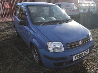 Location: Edinburgh - 2006 FIAT PANDA DYNAMIC MULTIJET 5 Door Hatchback REG: YC06XZD, Keys: No, MOT Expiry date: 08/08/2024, 1248 Diesel, 5 Speed Manual Diesel, Former Keepers: 6