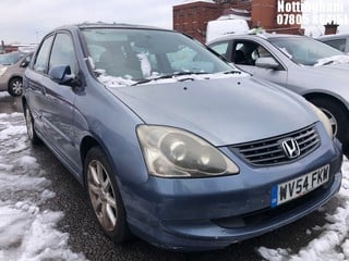 Location: Nottingham - 2004 HONDA CIVIC VTEC EXECUTIVE AUTO 5 Door Hatchback REG: WV54FKW, Keys: No, MOT Expiry date: 28/03/2025, 1590 Petrol, 4 Speed Auto Petrol, Former Keepers: 5