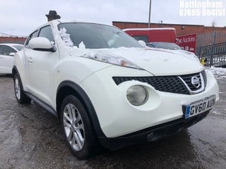 Location: Nottingham - 2010 NISSAN JUKE TEKNA DCI 5 DOOR HATCHBACK REG: GV60AUN, 1461cc DIESEL, 6 SPEED MANUAL DIESEL, Former Keepers: 4, Keys: Yes, MOT Expiry date: 20/08/2025