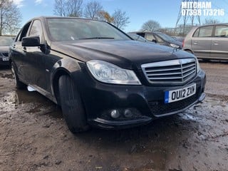 Location: Mitcham - 2012 MERCEDES-BENZ C200 SE CDI BLUEEFFICIENC 4 Door Saloon REG: OU12ZXM, Keys: No, MOT Expiry date: 08/06/2023, 2143 Diesel, 6 Speed Manual Diesel, Former Keepers: 3