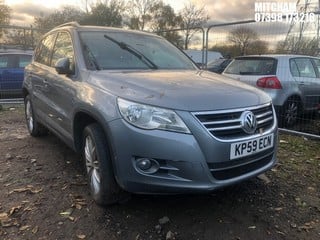 Location: Mitcham - 2010 VOLKSWAGEN TIGUAN SPT TDI 4MOT 140 A Estate REG: KP59ECN, Keys: No, MOT Expiry date: 06/07/2024, 1968 Diesel, 6 Speed Auto Diesel, Former Keepers: 5