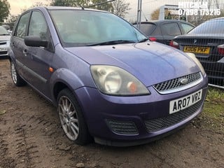 Location: Mitcham - 2007 FORD FIESTA STYLE TDCI 5 Door Hatchback REG: AR07VRZ, Keys: No, MOT Expiry date: 03/09/2024, 1399 Diesel, 5 Speed Manual Diesel, Former Keepers: 12