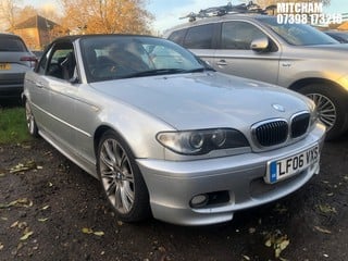 Location: Mitcham - 2006 BMW 320CI M SPORT AUTO Convertible REG: LF06VXS, Keys: No, MOT Expiry date: 02/08/2024, 2171 Petrol, 5 Speed Auto Petrol, Former Keepers: 6