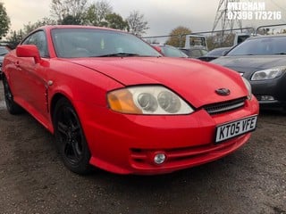 Location: Mitcham - 2005 HYUNDAI COUPE SE Coupe REG: KT05VFE, Keys: No, MOT Expiry date: 27/01/2025, 1975 Petrol, 5 Speed Manual Petrol, Former Keepers: 3