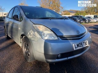 Location: Mitcham - 2005 TOYOTA PRIUS T SPIRIT VV-I AUTO 5 Door Hatchback REG: LM05TBO, Keys: No, MOT Expiry date: 03/09/2024, 1497 Hybrid Electric, Variable 1 Speed Auto Petrol/E, Former Keepers: 3