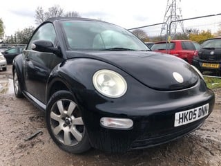 Location: Mitcham - 2005 VOLKSWAGEN BEETLE CABRIOLET Convertible REG: HK05DNN, Keys: No, MOT Expiry date: 06/03/2024, 1984 Petrol, 5 Speed Manual Petrol, Former Keepers: 4