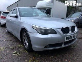 Location: Mitcham - 2004 BMW 520I SE AUTO 4 Door Saloon REG: HT04WRC, Keys: No, MOT Expiry date: 03/12/2024, 2171 Petrol, 6 Speed Auto Petrol, Former Keepers: 8