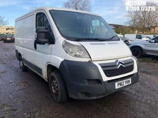 Location: Mitcham - 2012 CITROEN RELAY 33 L1H1 HDI Panel Van REG: PN12YKM, Keys: No, MOT Expiry date: 27/02/2025, 2198 Diesel, 6 Speed Manual Diesel, Former Keepers: 4