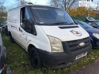 Location: Mitcham - 2008 FORD  TRANSIT 85 T280S FWD Panel Van REG: BN08KMF, Keys: No, MOT Expiry date: 09/10/2024, 2198 Diesel, 5 Speed Manual Diesel, Former Keepers: 5