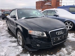 Location: Nottingham - 2008 AUDI A4 SPORT AUTO Convertible REG: DD03YAS, Keys: No, MOT Expiry date: 09/08/2024, 1781 Petrol, Variable Speed Auto Petrol, Former Keepers: 8