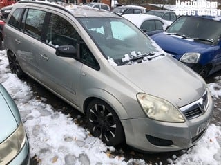 Location: Nottingham - 2008 VAUXHALL ZAFIRA EXCLUSIV MPV REG: WV08KVB, Keys: No, MOT Expiry date: 16/11/2024, 1796 Petrol, 5 Speed Manual Petrol, Former Keepers: 4