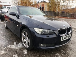 Location: Nottingham - 2007 BMW 325I SE Convertible REG: LM07ORL, Keys: No, MOT Expiry date: 03/01/2025, 2996 Petrol, 6 Speed Manual Petrol, Former Keepers: 10